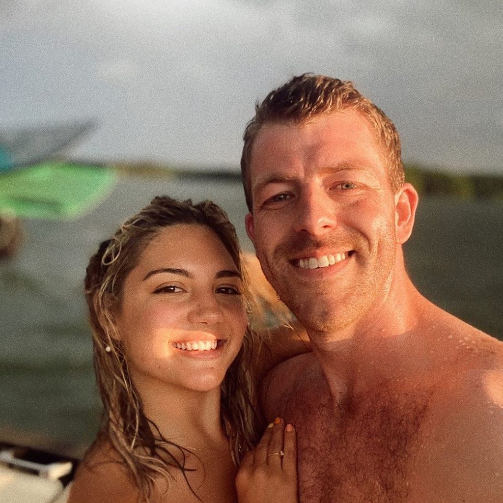 Giannina Gibelli und Damian Powers im Juli 2020