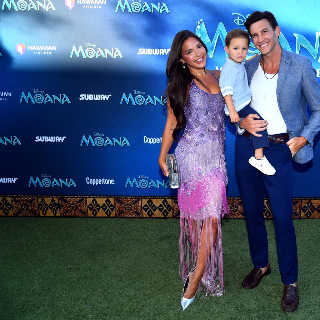 Giannina Milady Gibelli und Blake Horstmann bei der Weltpremiere von Moana im Hollywood Bowl in Los Angeles