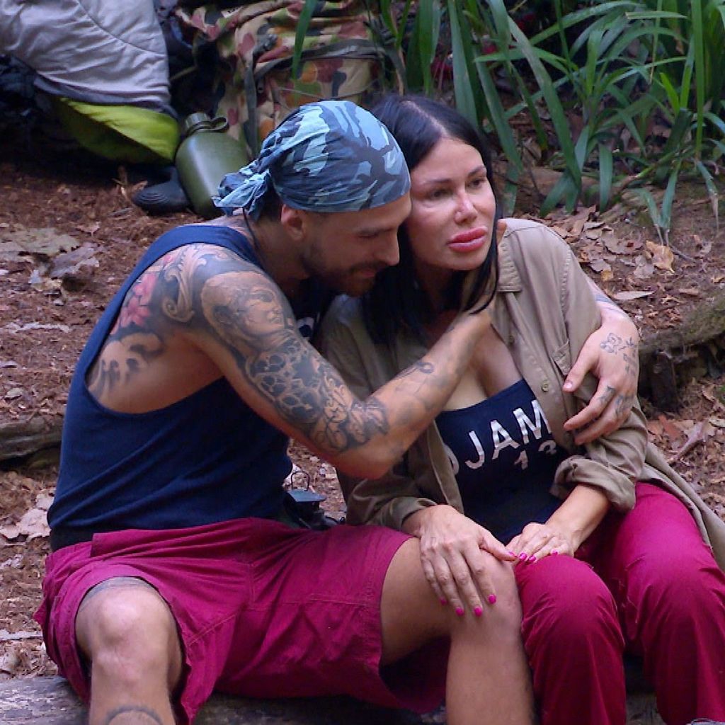 Gigi Birofio und Djamila Rowe beim Dschungelcamp-Finale 2023