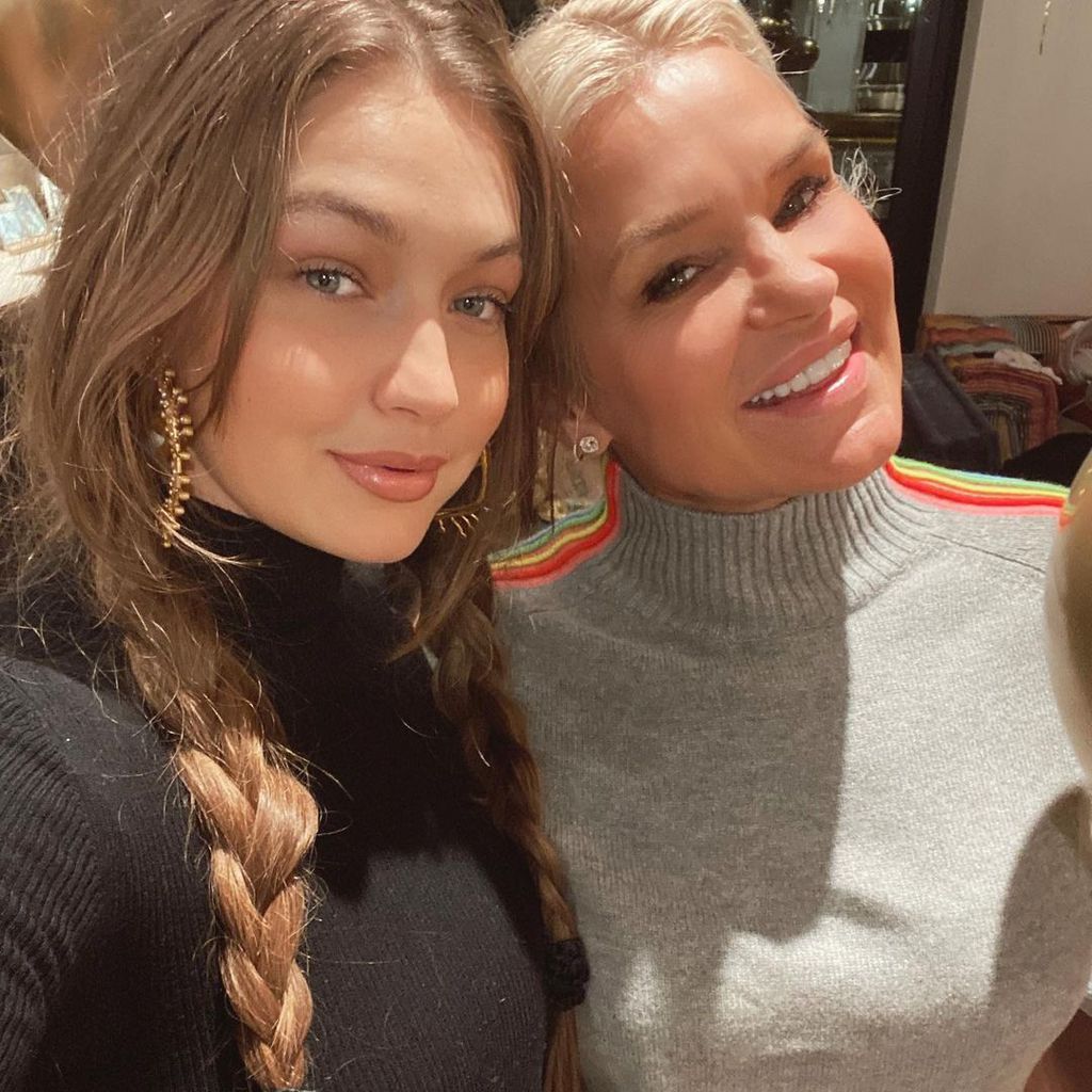 Gigi Hadid mit ihrer Mutter Yolanda