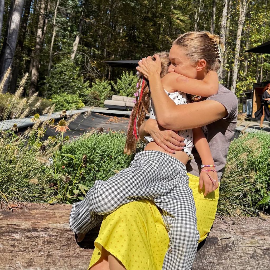 Gigi Hadid mit ihrer Tochter Khai, September 2025