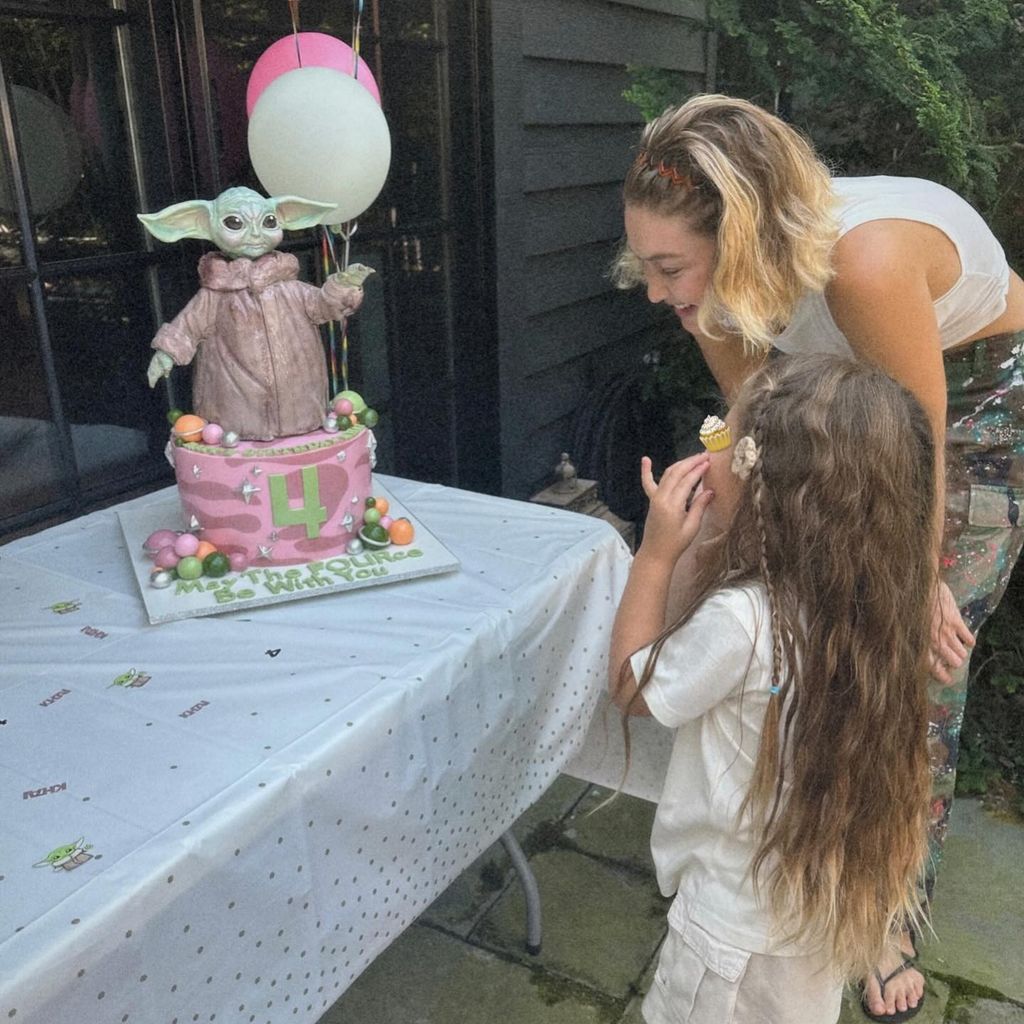 Gigi Hadid und Tochter Khai im September 2024