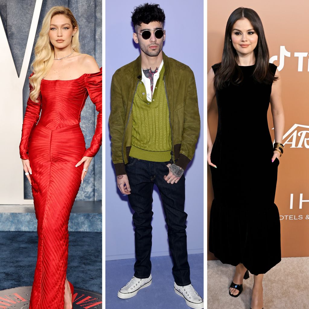 Gigi Hadid, Zayn Malik und Selena Gomez