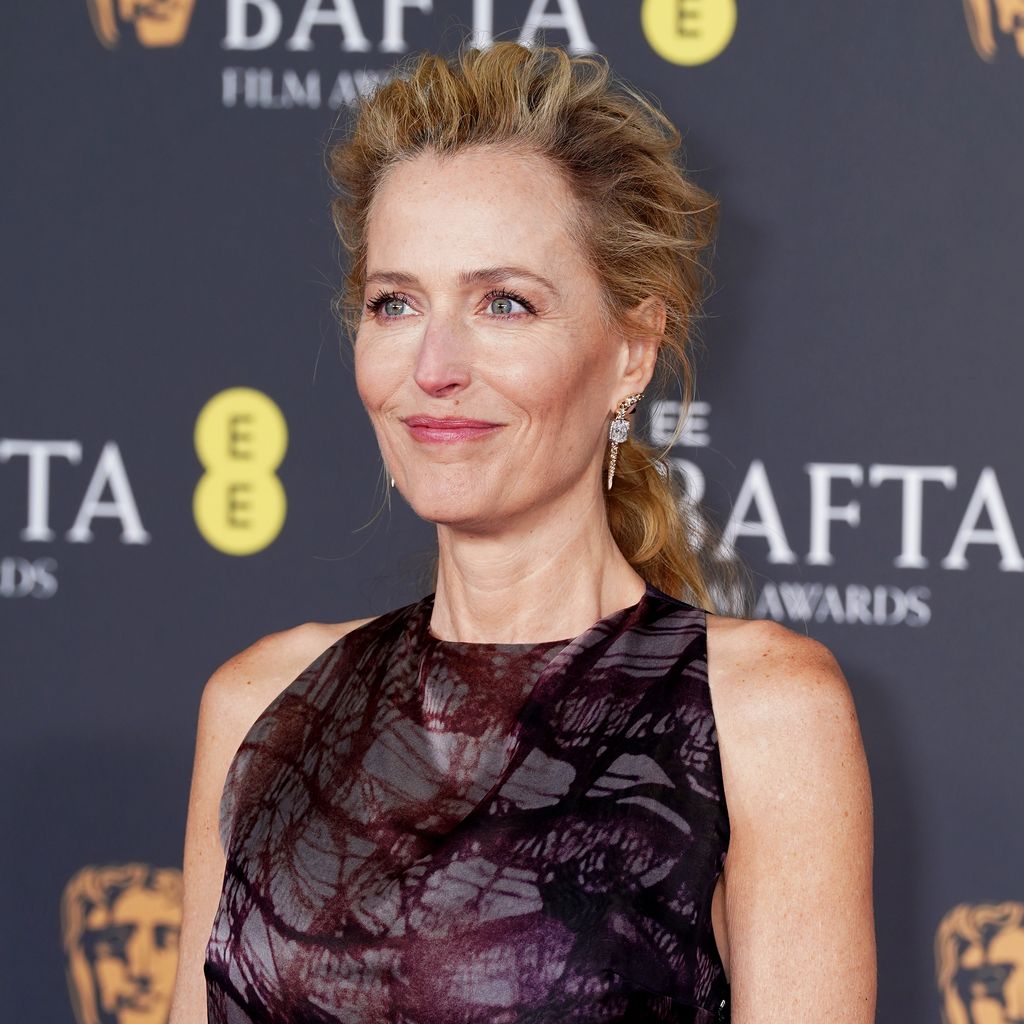 Gillian Anderson bei den EE BAFTA Film Awards 2026 in der Royal Festival Hall, London, Februar 2026