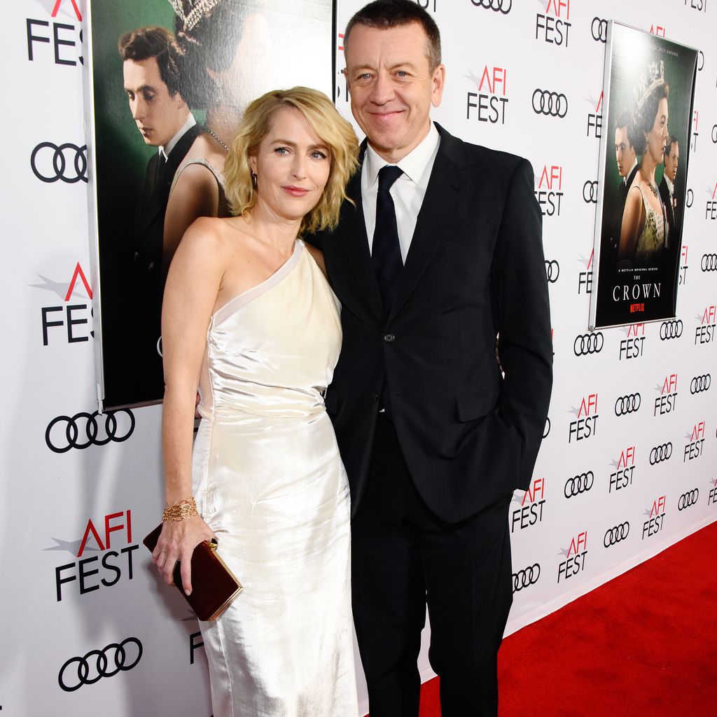 Gillian Anderson und Peter Morgan bei einem Event in Hollywood im November 2019