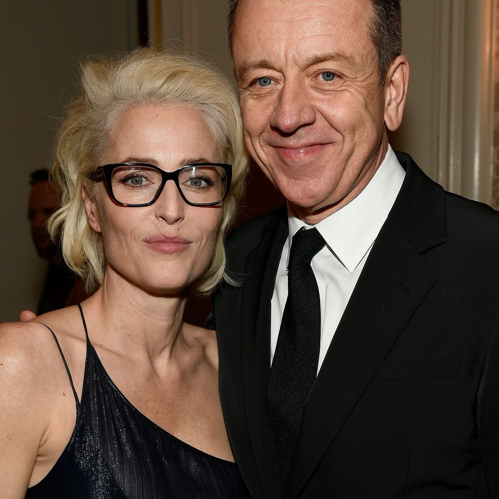Gillian Anderson und Peter Morgan in LA 2018