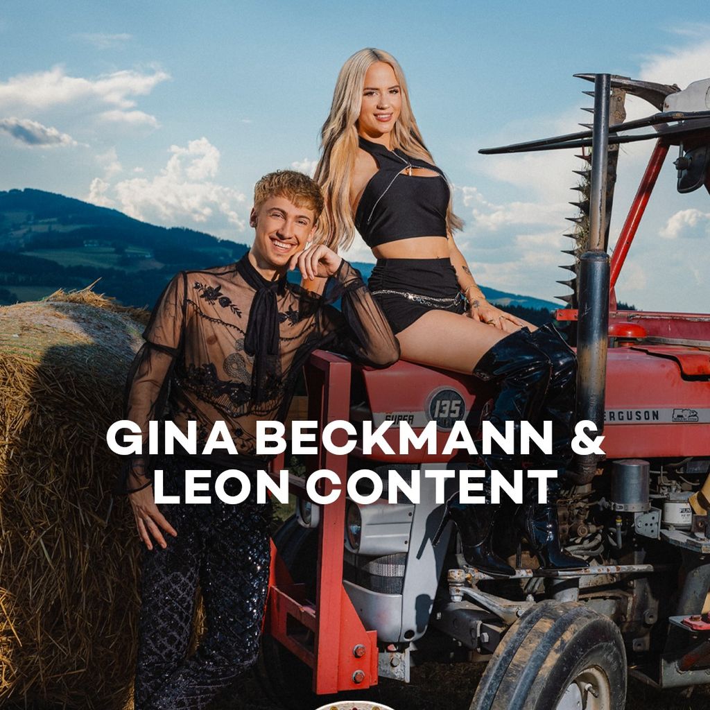 Gina Beckmann und Leon Content, Teilnehmer von "Forsthaus Rampensau"