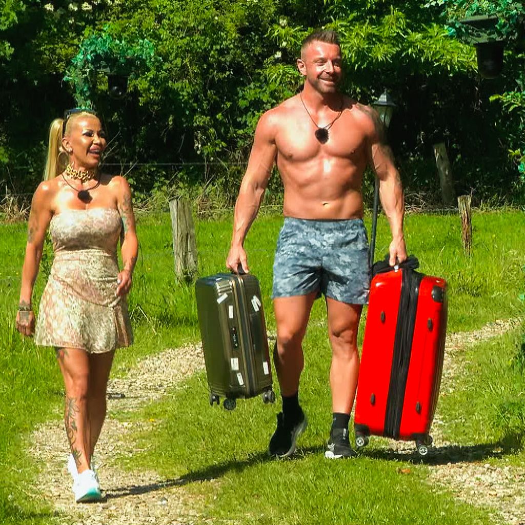 Ginger Costello-Wollersheim und Lukas Reiter im "Sommerhaus der Stars"