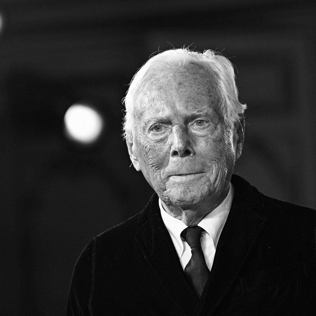 Designer Giorgio Armani, Januar 2025