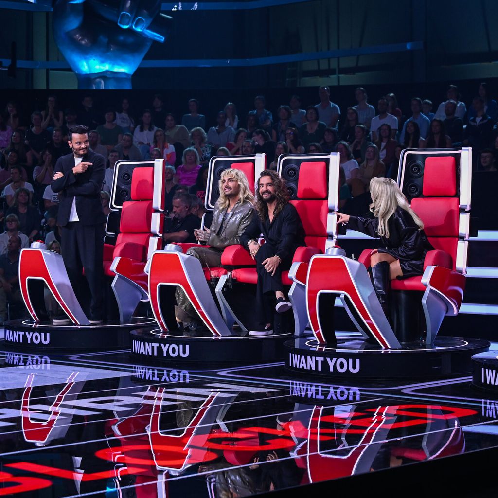 Giovanni Zarrella, Bill und Tom Kaulitz, Shirin David und Ronan Keating  bei "The Voice of Germany"