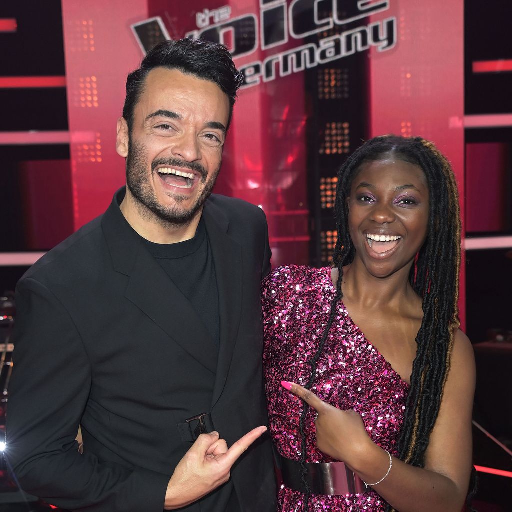 Giovanni Zarrella mit seinem "The Voice of Germany"-Talent Desirey