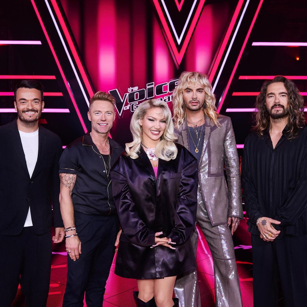 Giovanni Zarrella, Ronan Keating, Shirin David, Bill und Tom Kaulitz bei "The Voice of Germany"