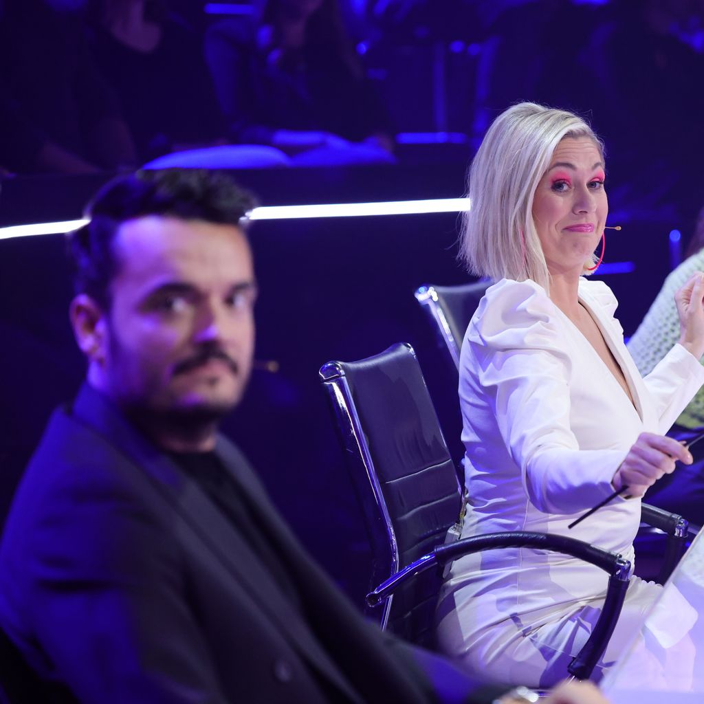 Giovanni Zarrella, Ruth Moscher und Stefanie Kloß bei "The Masked Singer"