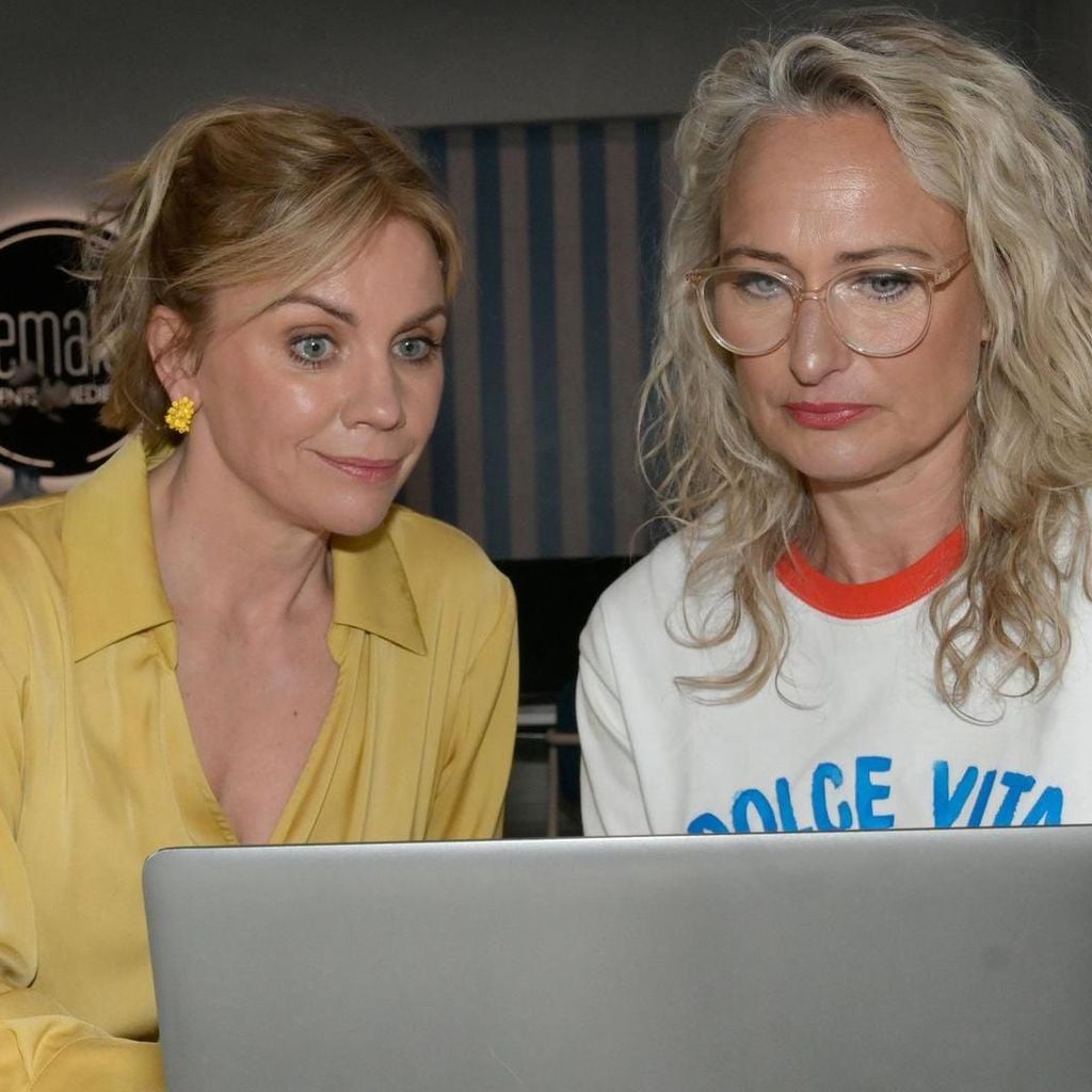 Gisa Zach und Eva Mona Rodekirchen in ihren Rollen der Yvonne und Maren bei "GZSZ"