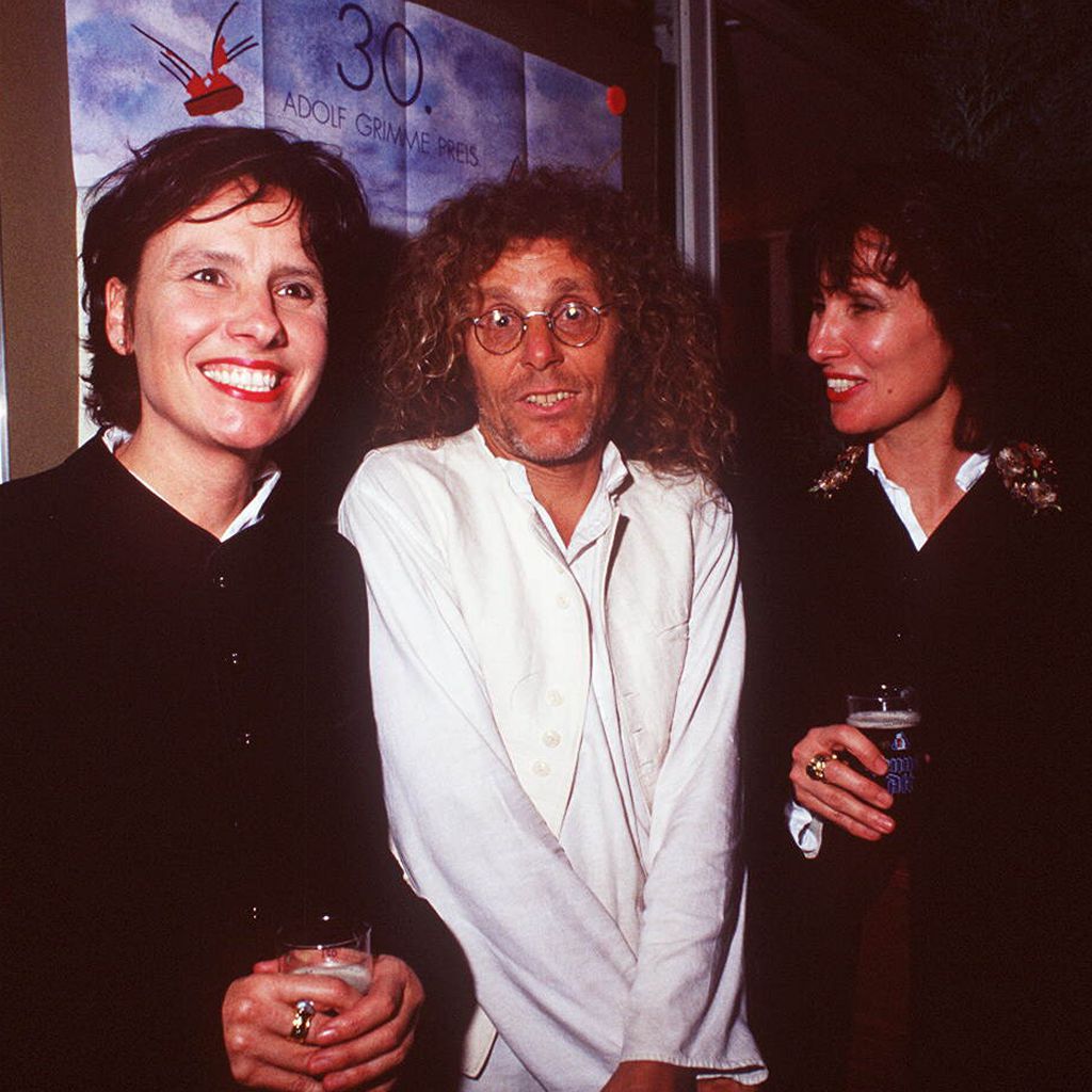 Gisela Getty, Rainer Langhans und Jutta Winkelmann 1991 in Marl