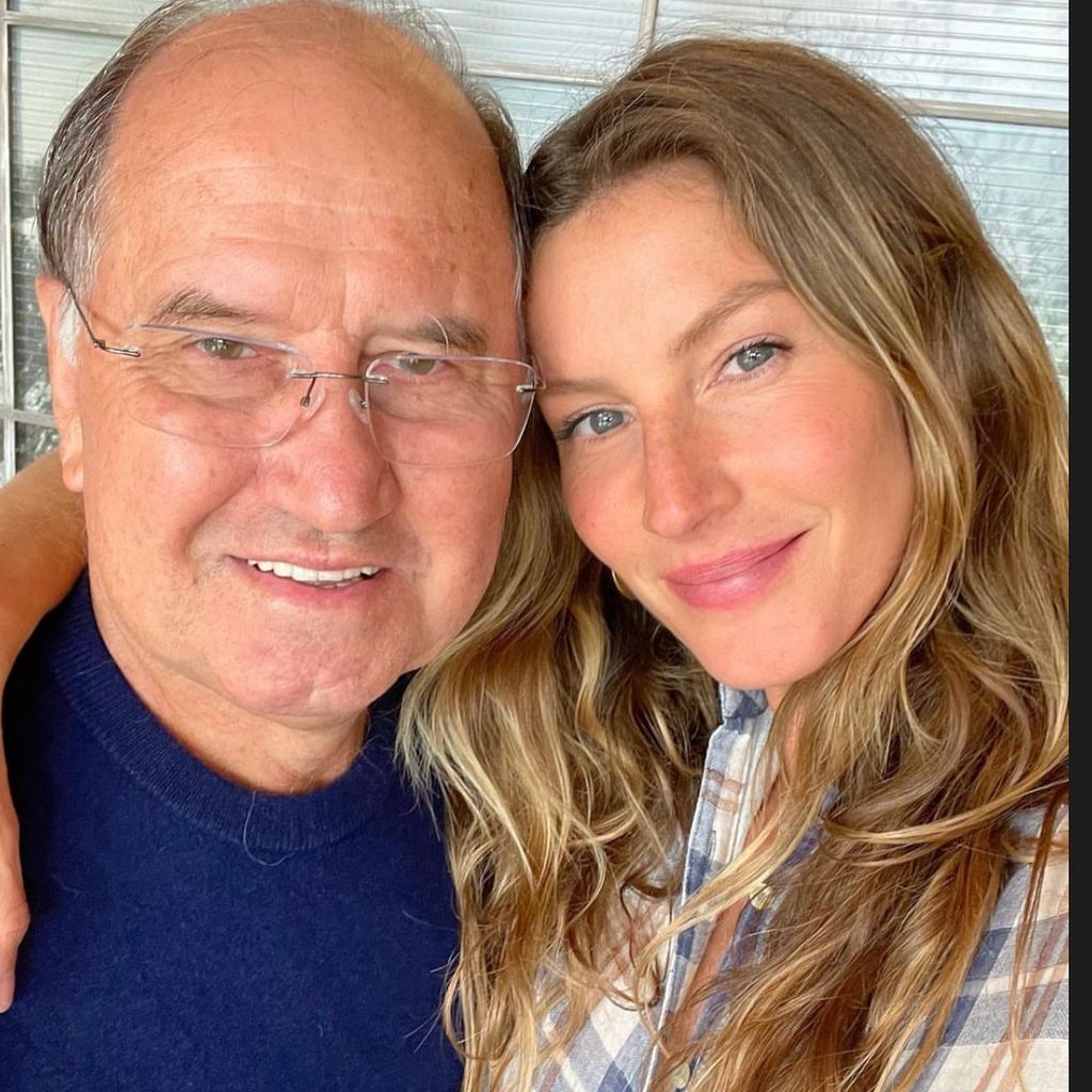 Gisele Bündchen mit ihrem Vater