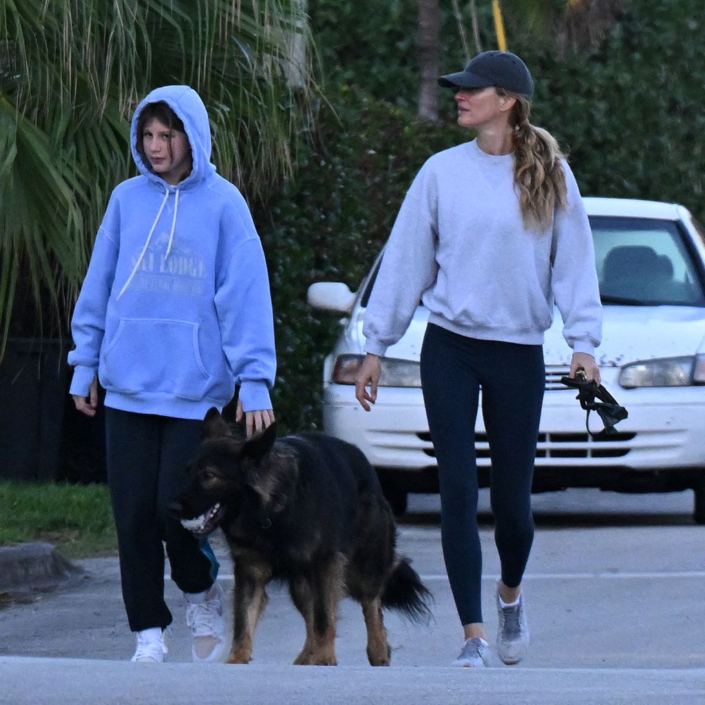 Gisele Bündchen mit ihrer Tochter Vivian im Januar 2024