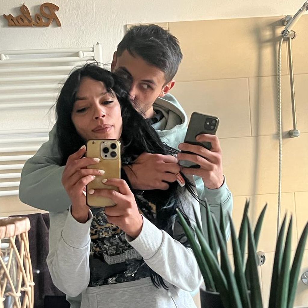 Gisele Oppermann mit ihrem Freund Wlady