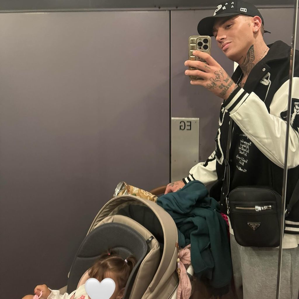Giuliano Hediger und seine Tochter Ileyna, September 2025
