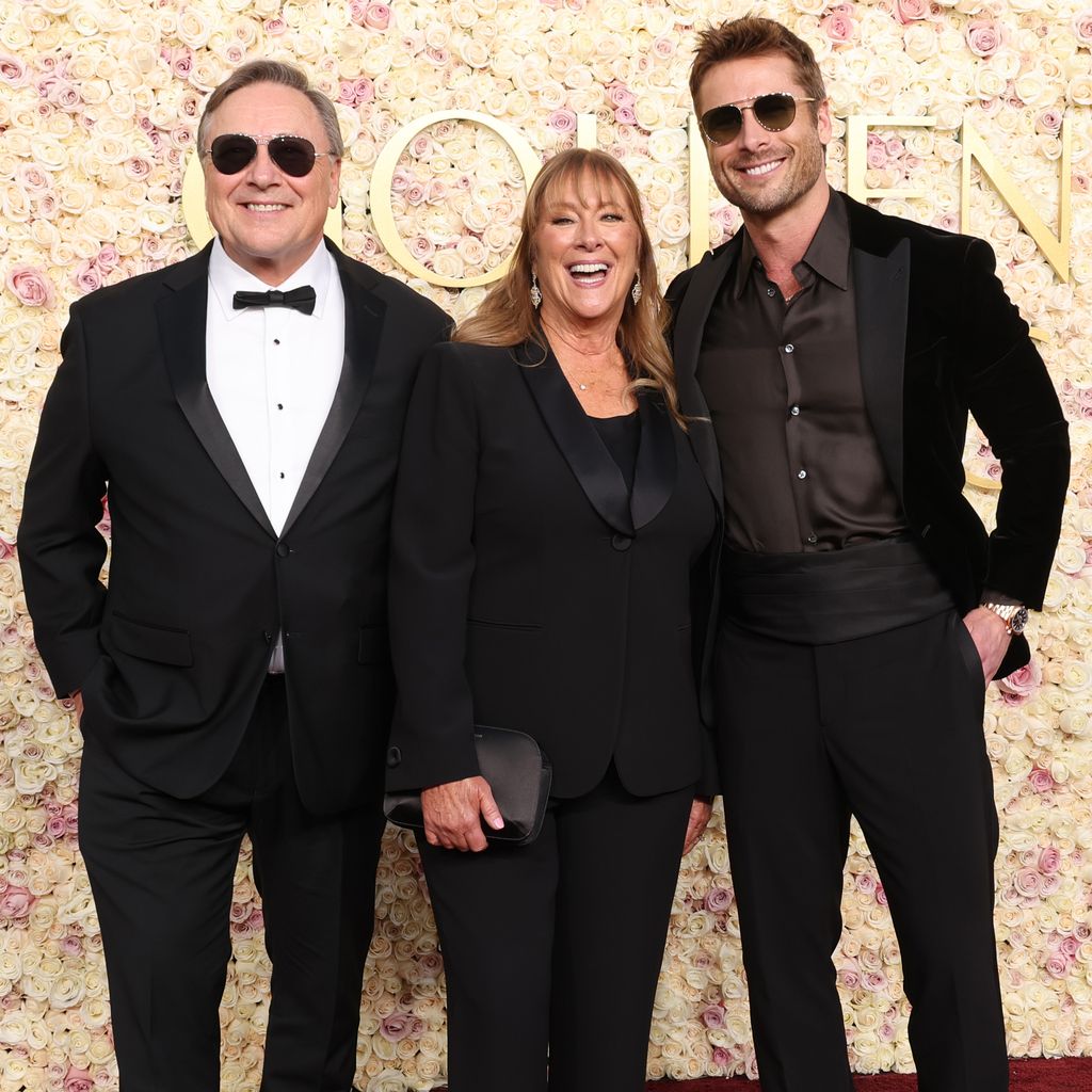 Glen Powell Sr., Cyndy Powell und Glen Powell, 2025