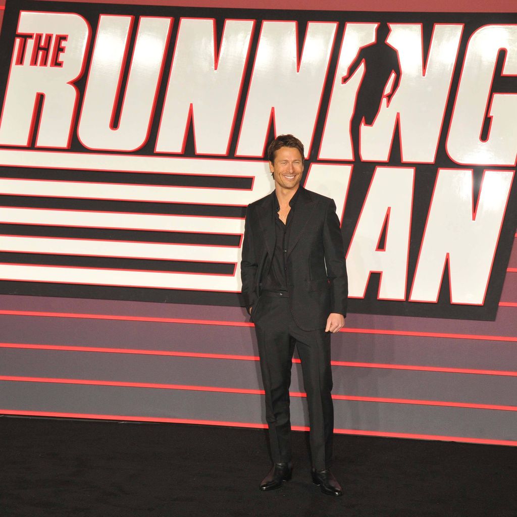 Glen Powell bei der UK-Premiere von "The Running Man" in London