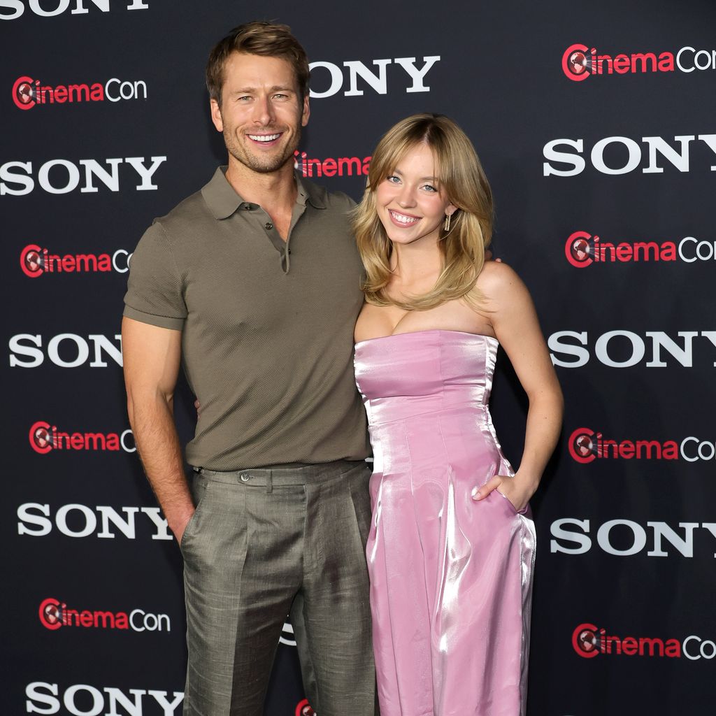 Glen Powell und Sydney Sweeney im April 2023