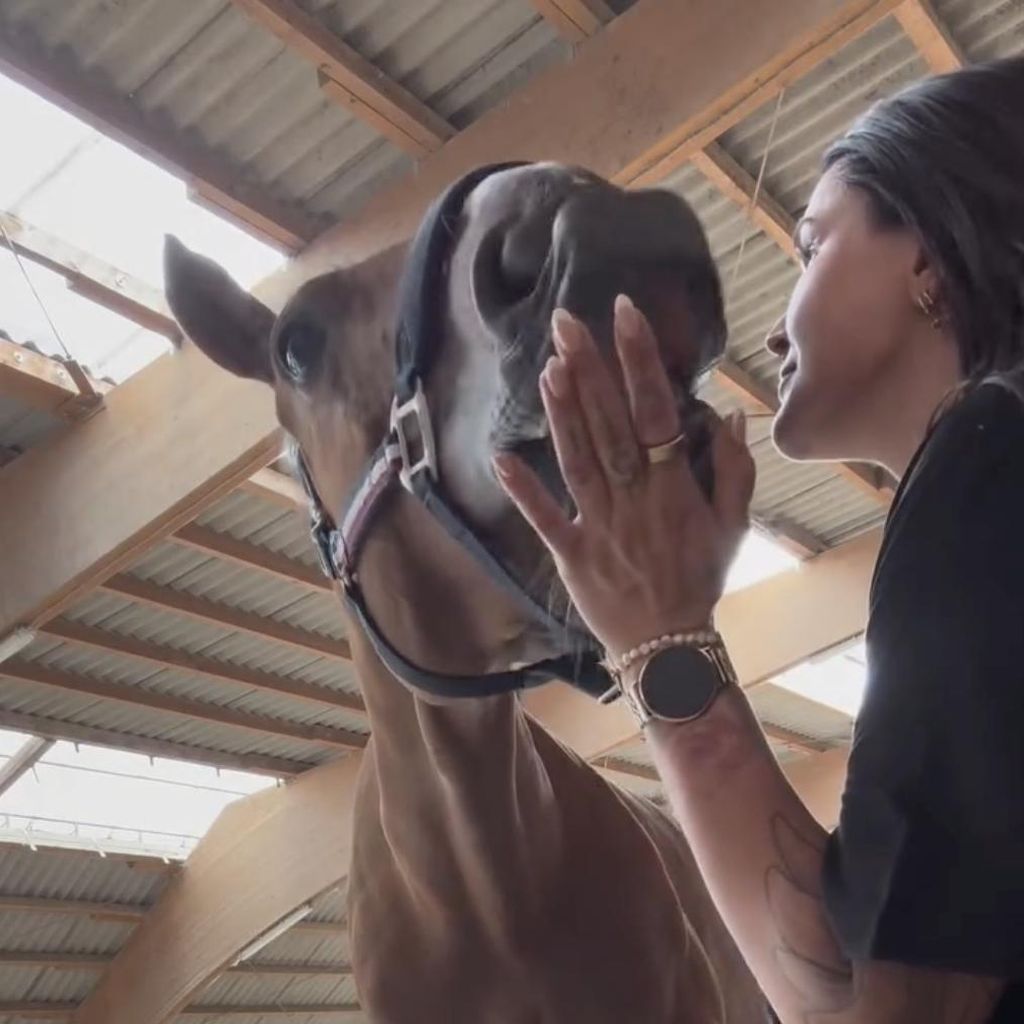 Gloria Glumac und ihr Pferd Heartbreaker Airlines