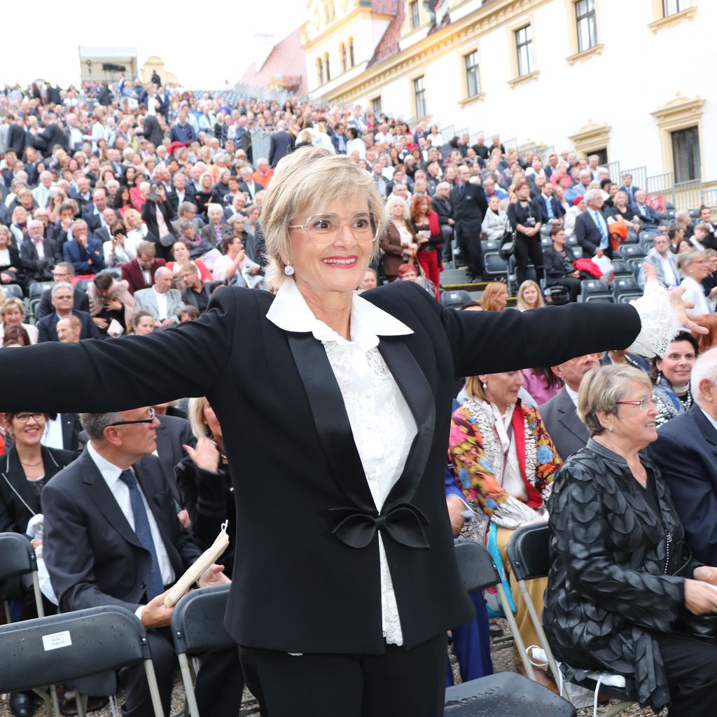 Gloria von Thurn und Taxis bei den Schlossfestspielen in Regensburg