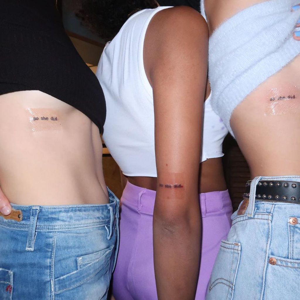 GNTM-Girls mit ihrem Partner-Tattoo