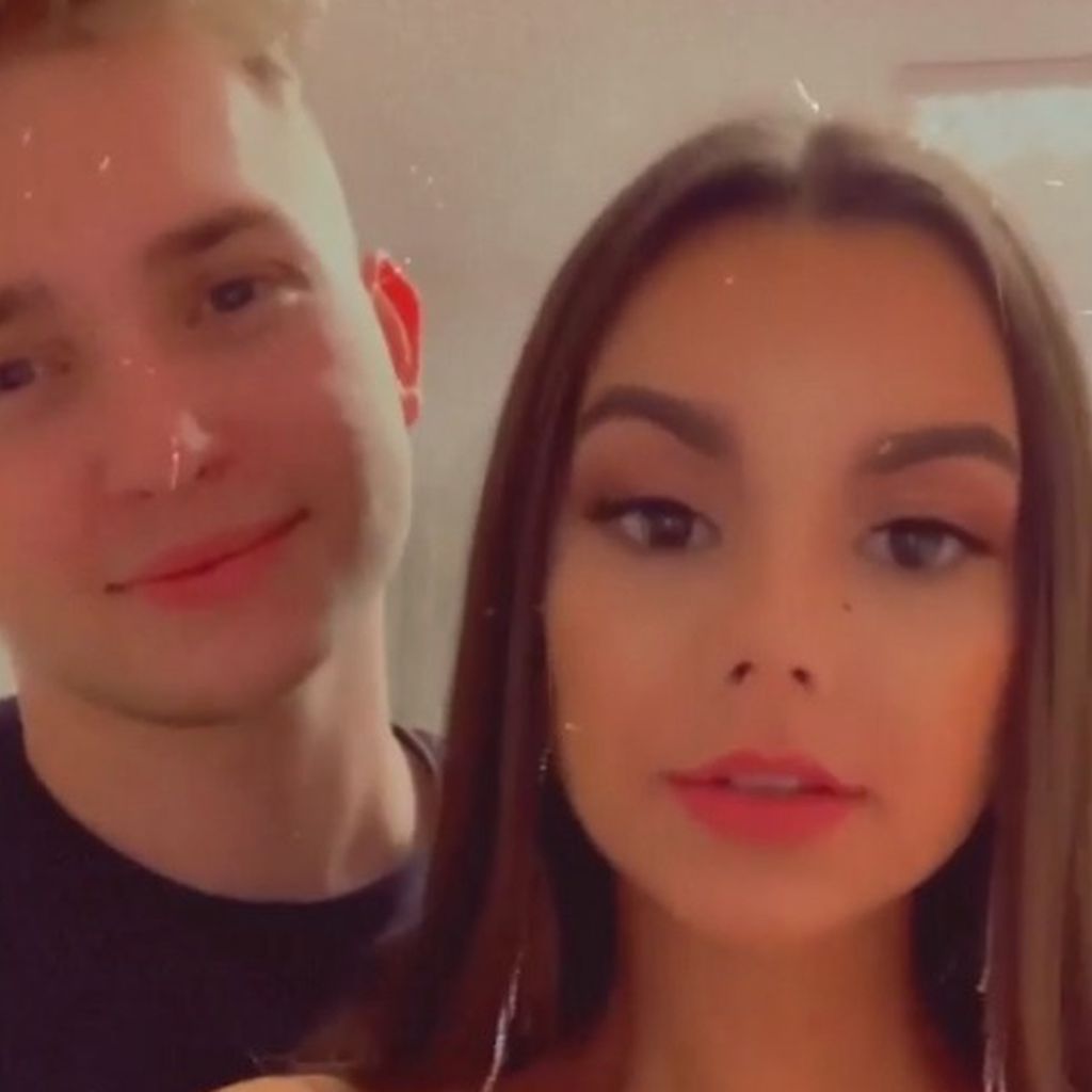 GNTM-Kandidatin Ana mit ihrem Freund Timo