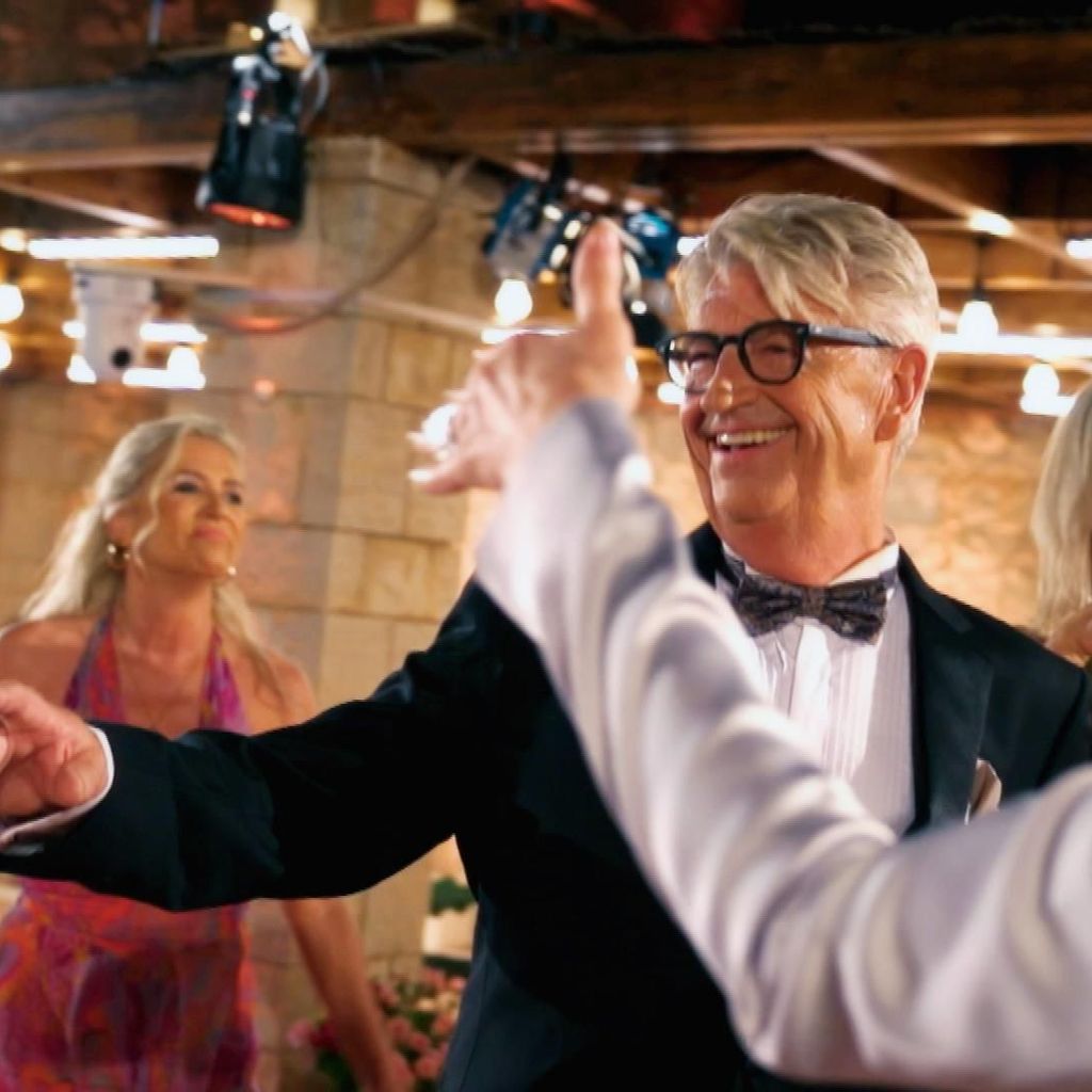 Franz Stärk und die Single-Ladys in der ersten "Golden Bachelor"-Folge
