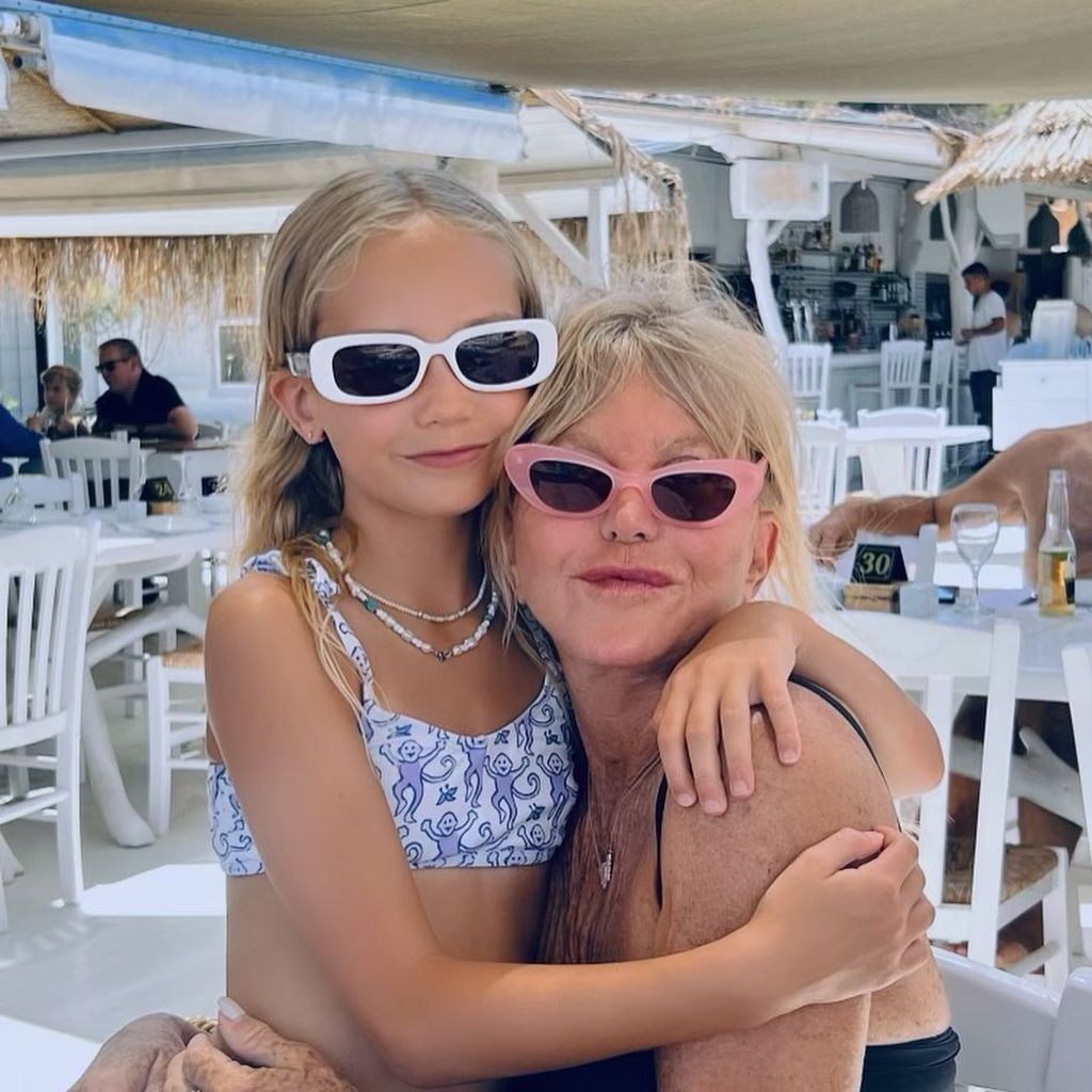 Goldie Hawn mit Enkelin Rio, 2024