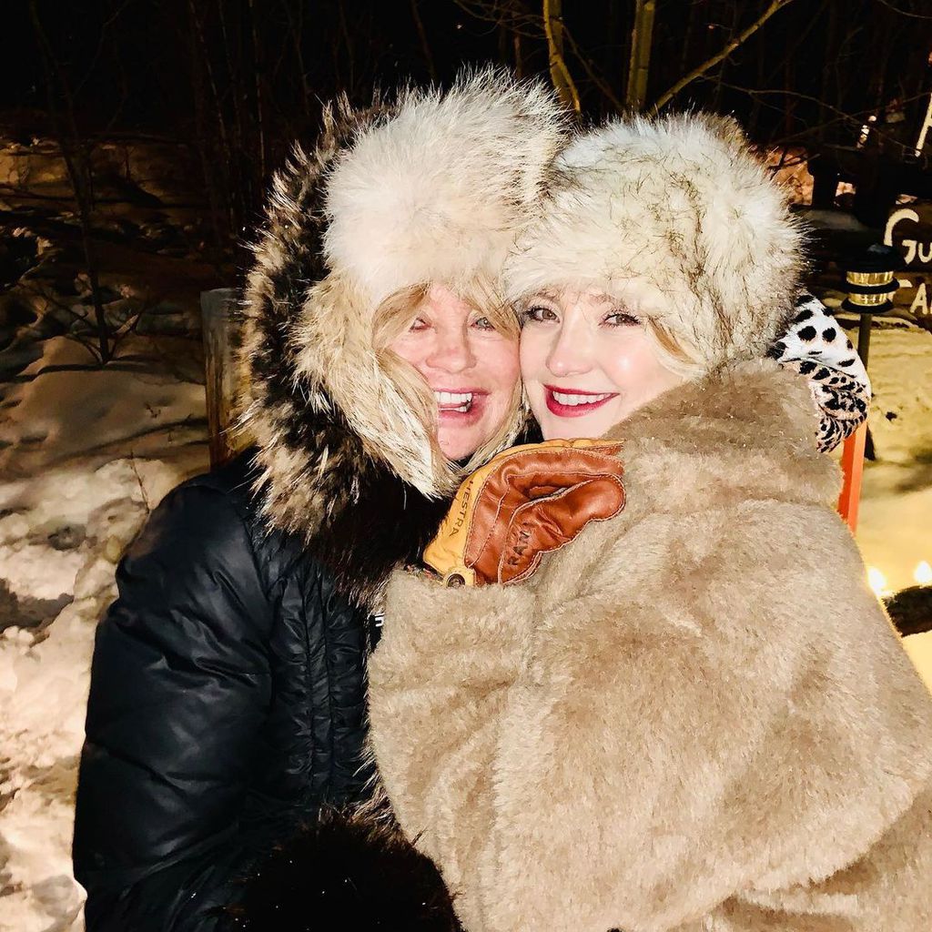 Goldie Hawn und ihre Tochter Kate Hudson, Schauspielerinnen