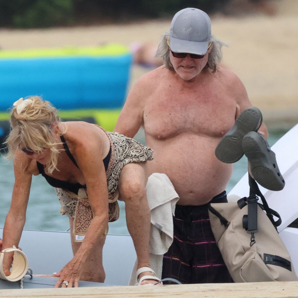 Goldie Hawn und Kurt Russell in Griechenland