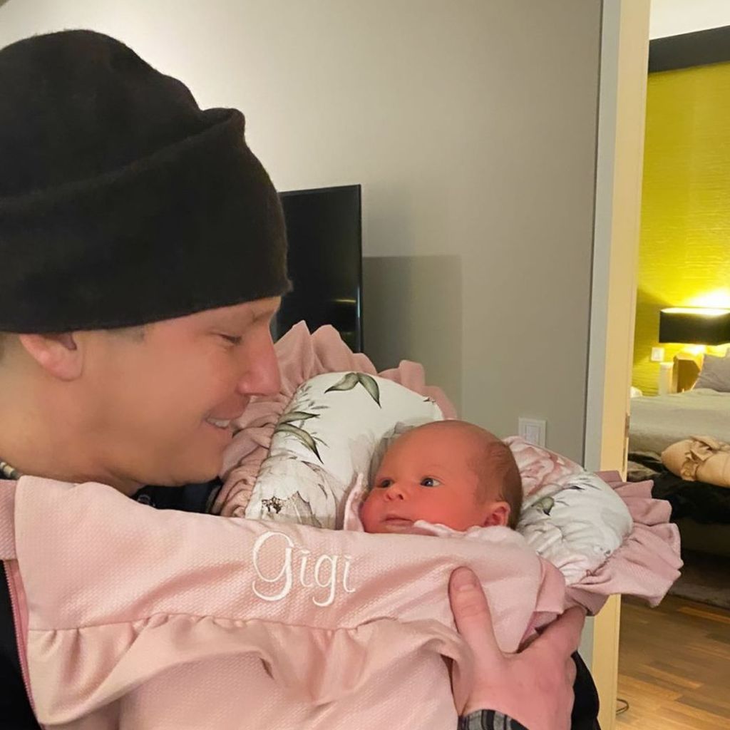 Govind Friedland und Liliana Matthäus' Baby Gigi