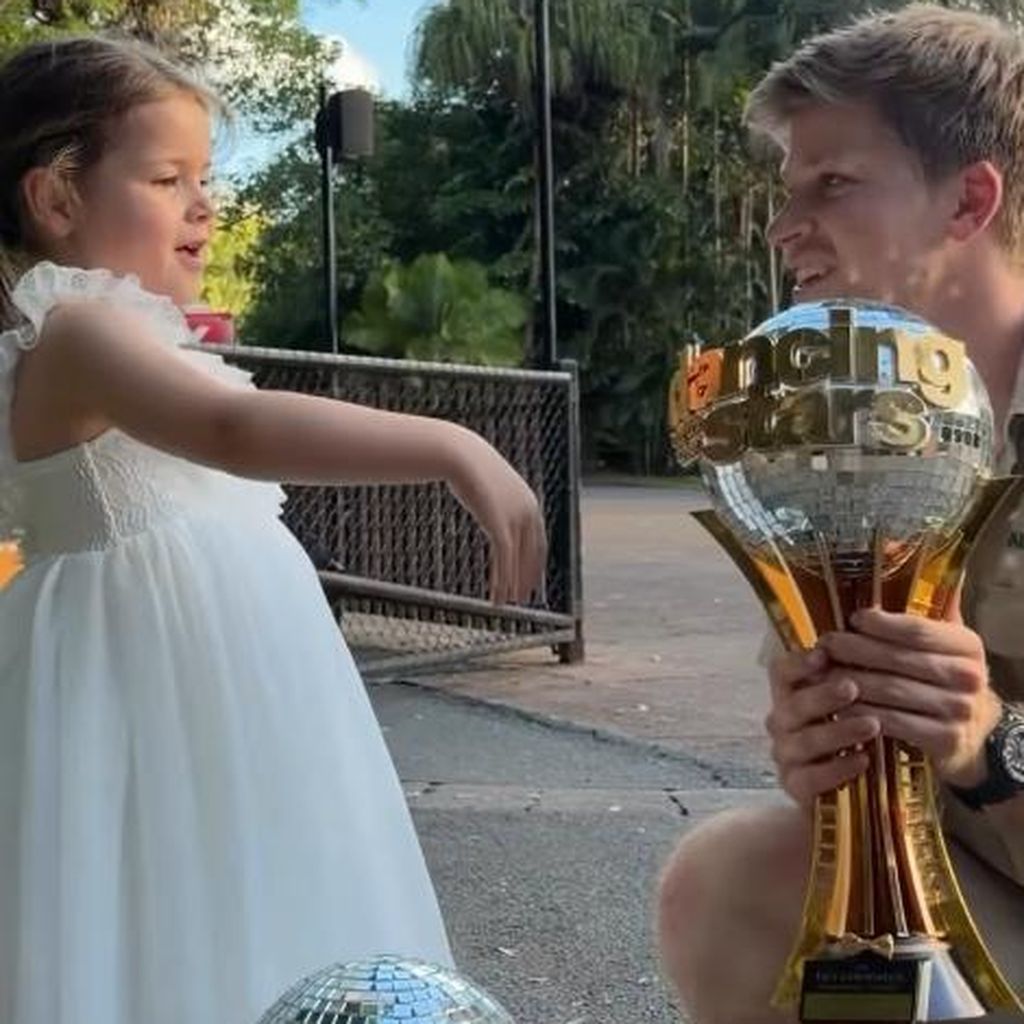 Robert Irwin mit seiner Nichte Grace