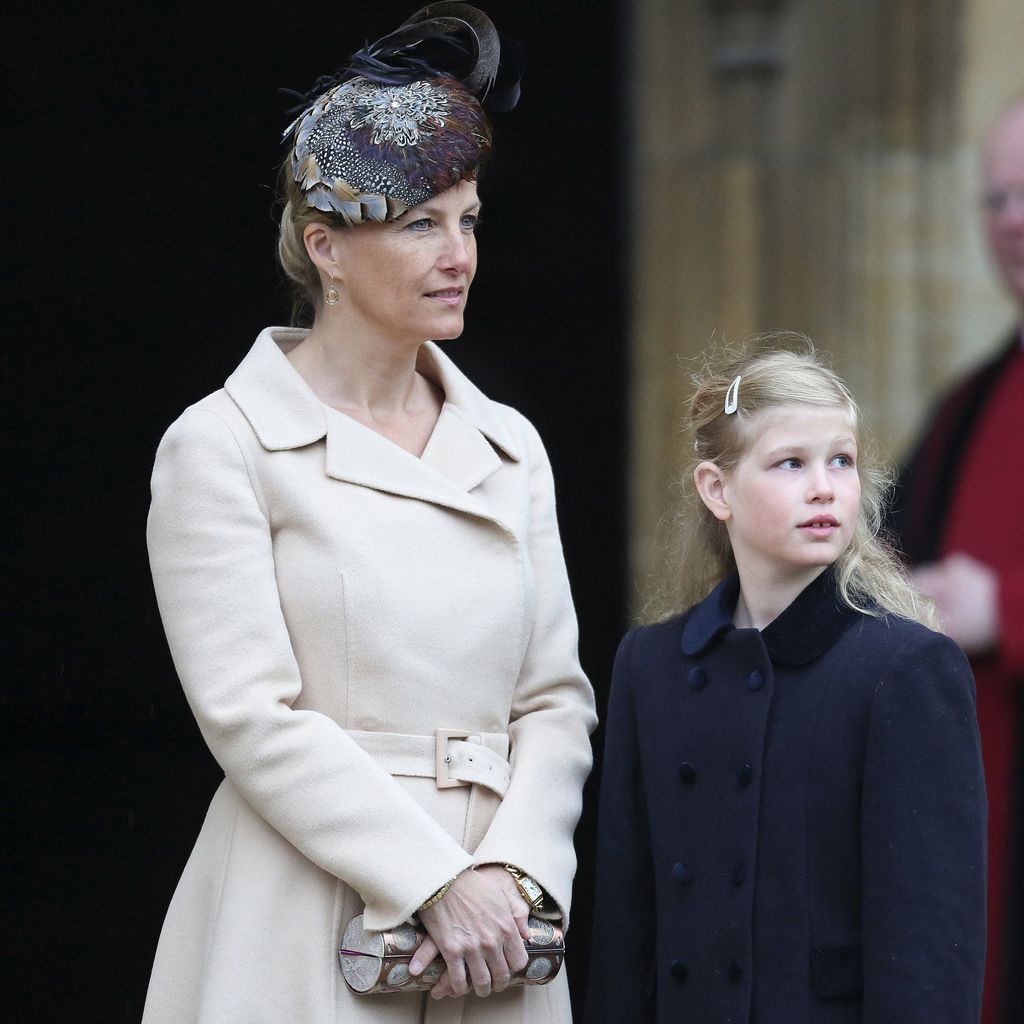 Gräfin Sophie und Lady Louise Windsor im April 2014