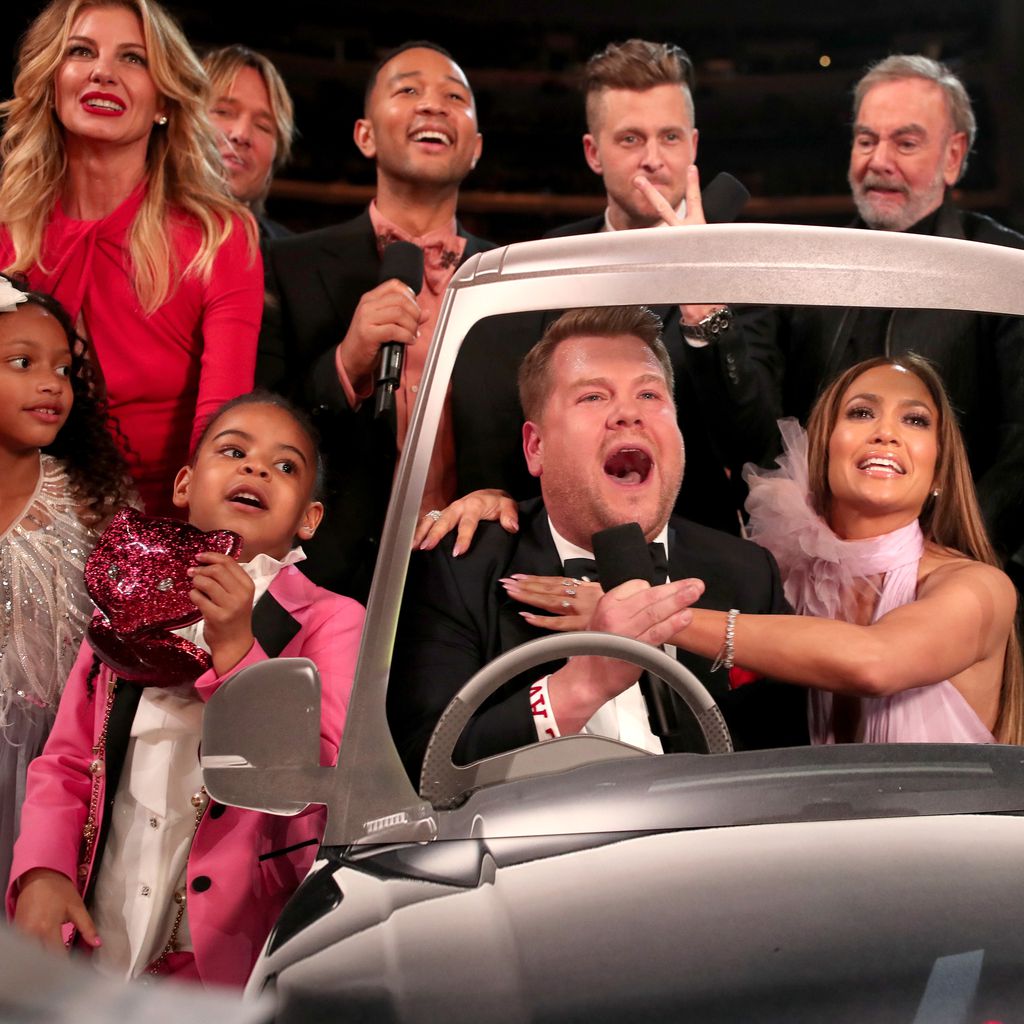 Grammy-Gäste bei einer Carpool-Karaoke-Session
