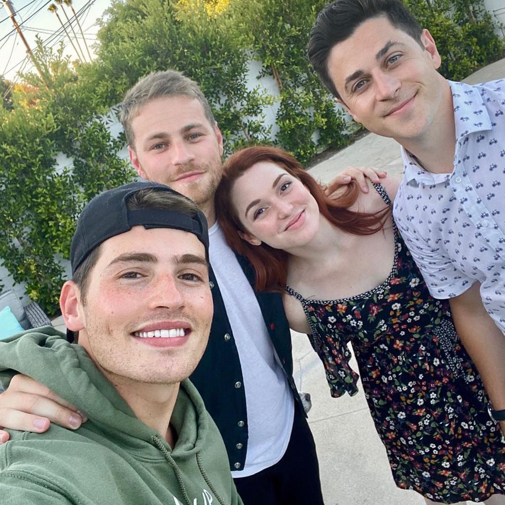 Gregg Sulkin, Cameron Fuller und David Henrie im August 2020