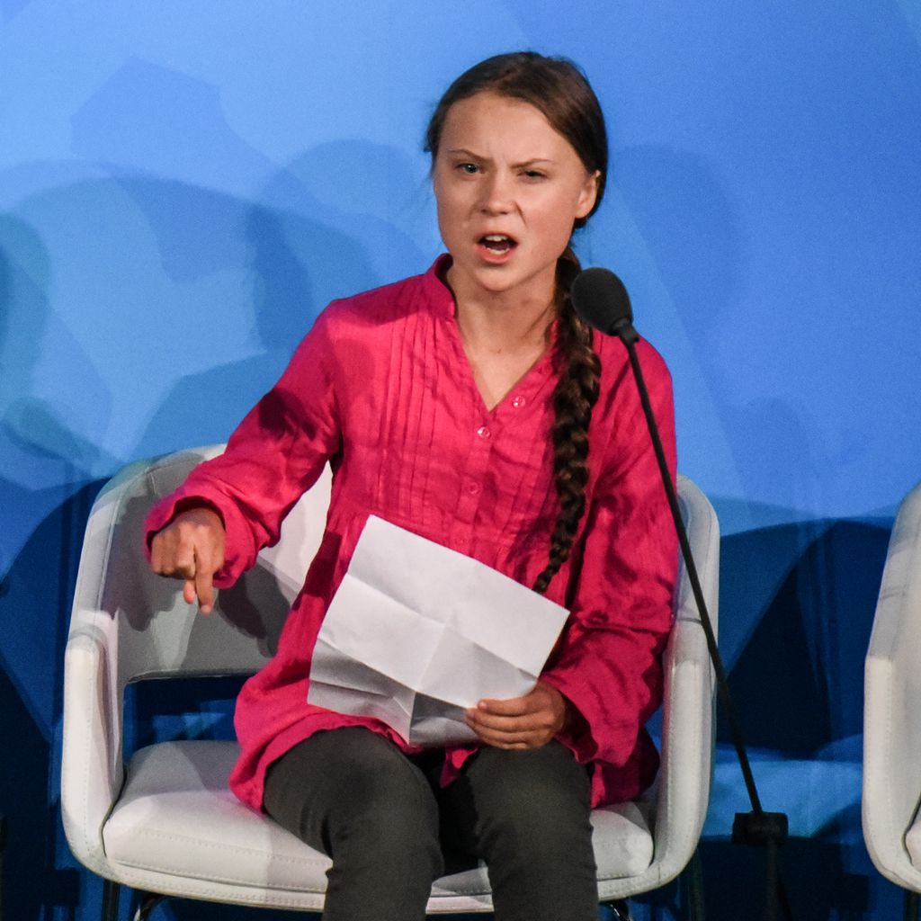 Greta Thunberg bei dem "Climate Action"-Gipfel der UN in NYC im September 2019