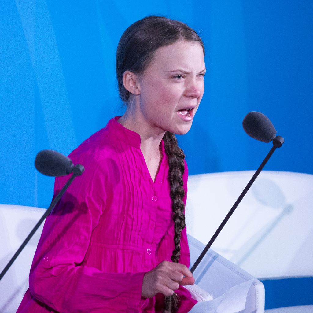 Greta Thunberg in New York im September 2019