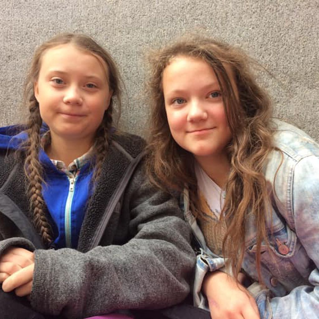 Greta Thunberg und Beata Ernman