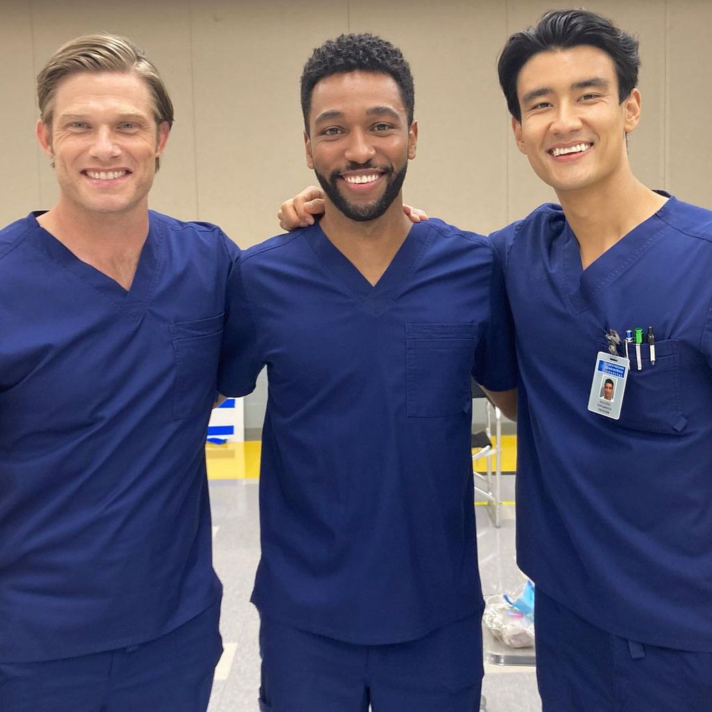 "Grey's Anatomy"-Darsteller Chris Carmack, Ant Hill und Alex Landi
