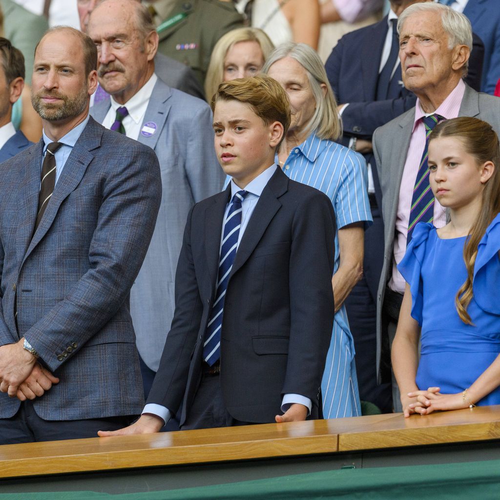 Prinz William, Prinz George und Prinzessin Charlotte beim Wimbledon-Finale der Herren 2026