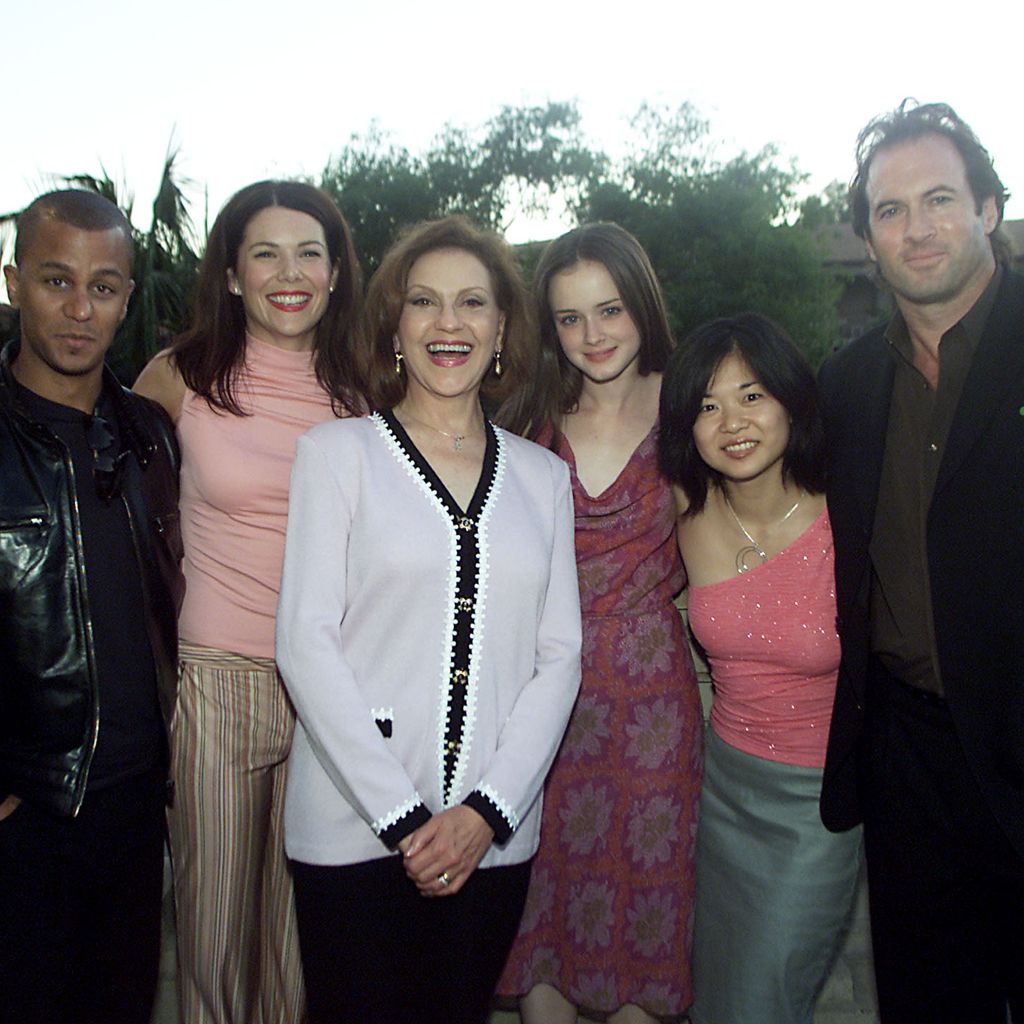 Alexis Bledel, Lauren Graham, Kelly Bishop, Keiko Agena und Scott Patterson