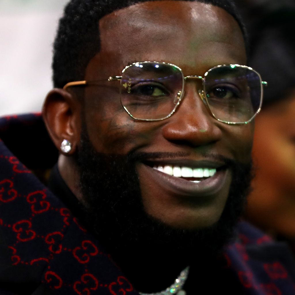 Gucci Mane beim Spiel der Boston Celtics gegen die Brooklyn Nets im TD Garden, Boston, 27. November 2019