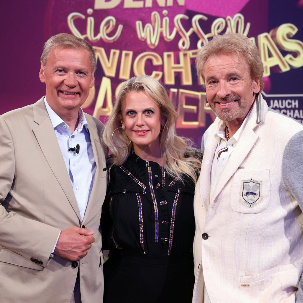 Günther Jauch, Barbara Schöneberger und Thomas Gottschalk