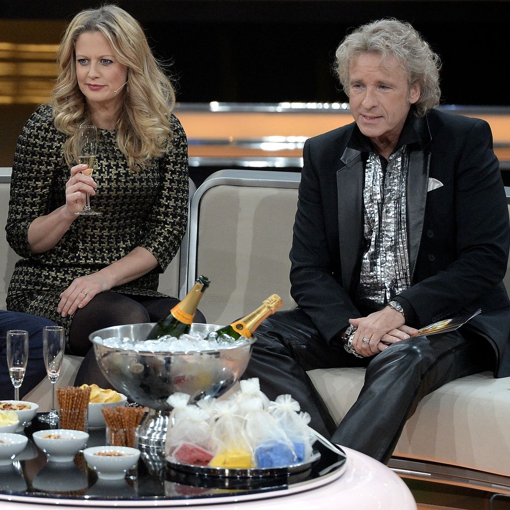 Günther Jauch, Barbara Schöneberger und Thomas Gottschalk, TV-Kollegen