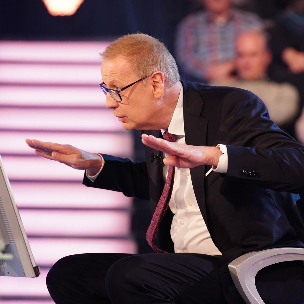 Moderator Günther Jauch bei "Wer wird Millionär?", 2026
