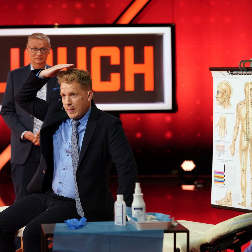 Günther Jauch und Oliver Pocher bei "5 gegen Jauch"